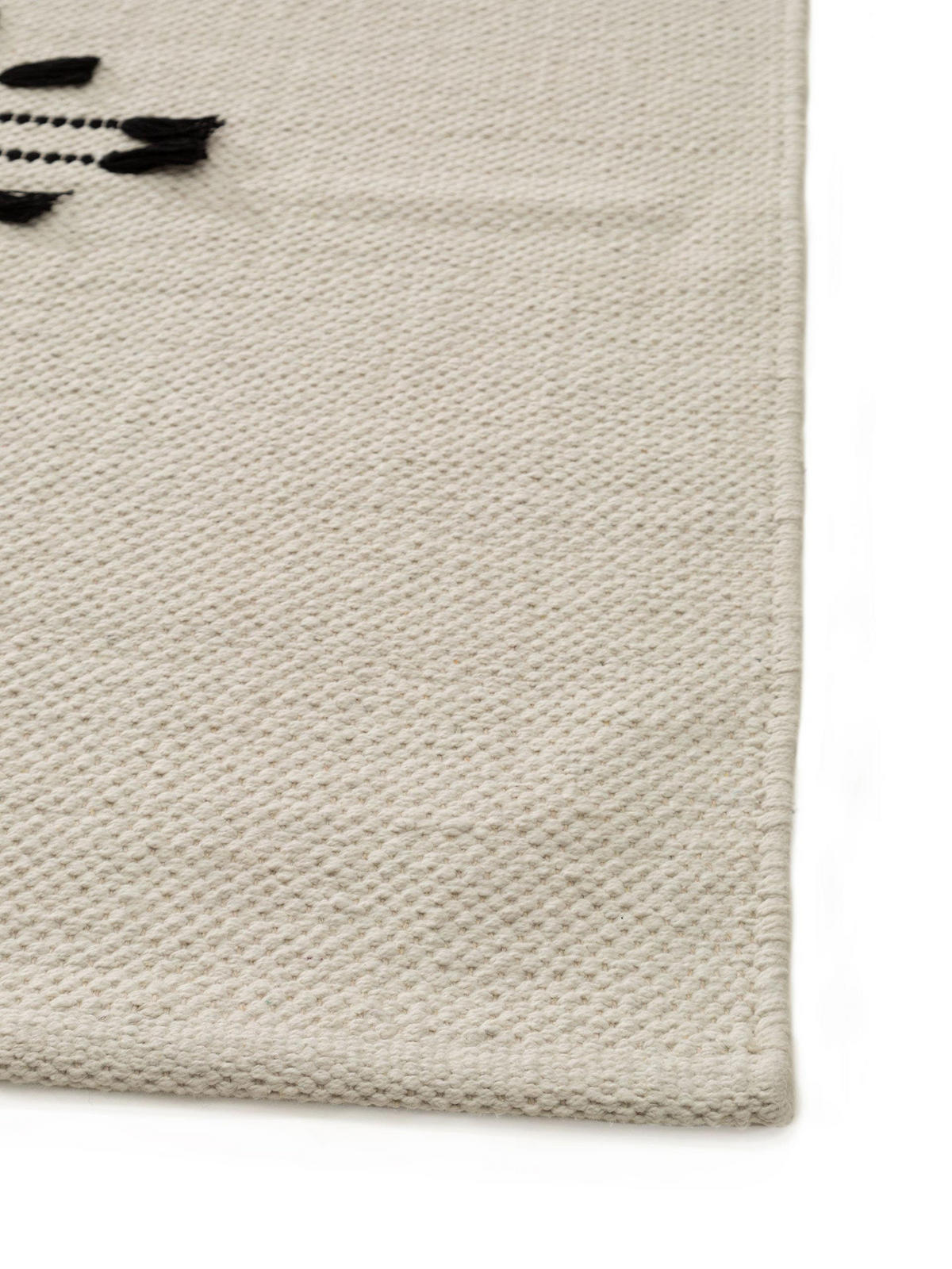 BAUMWOLLTEPPICH Bo Ivory 120x170 cm - Creme, Textil (120/170cm) - benuta Pop