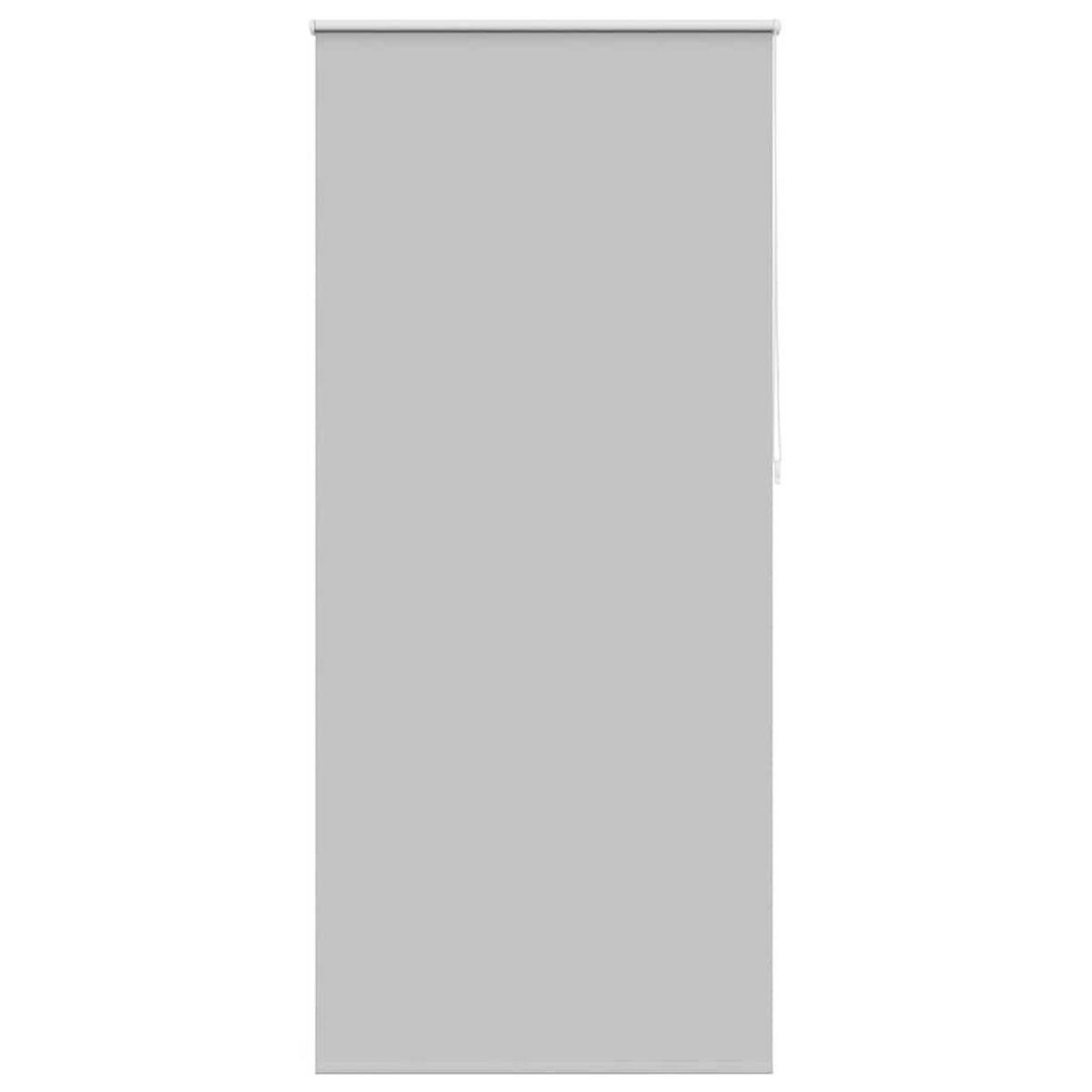 VERDUNKELUNGSROLLO 84,4/230 cm Stoffbreite 80 cm aus Polyester Grau - Grau, Textil (80/230cm) - vidaXL