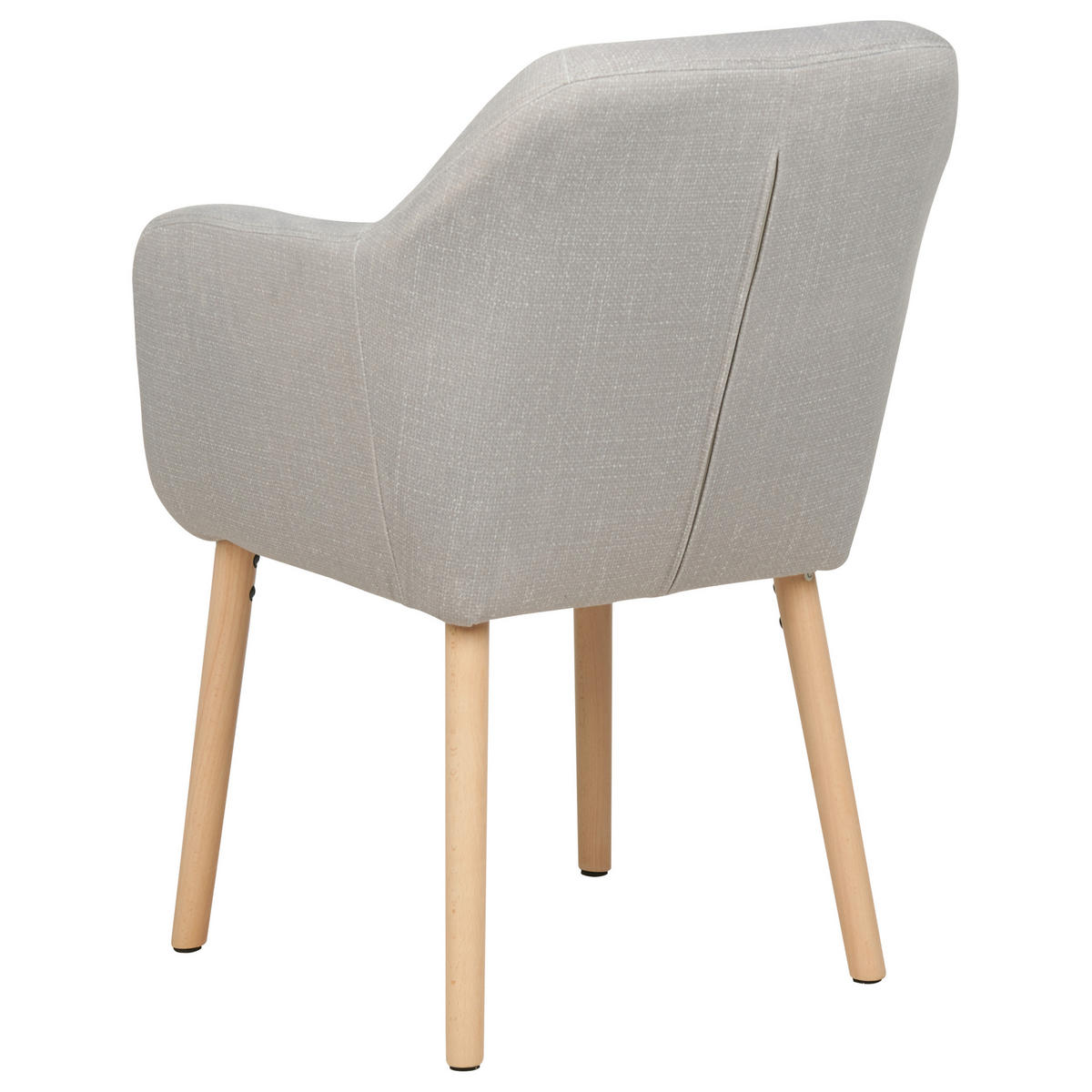 ESSZIMMERSTUHL Samtstoff taupe Yorkville II - Hellbraun/Beige, Textil (56/82/46cm) - Beliani