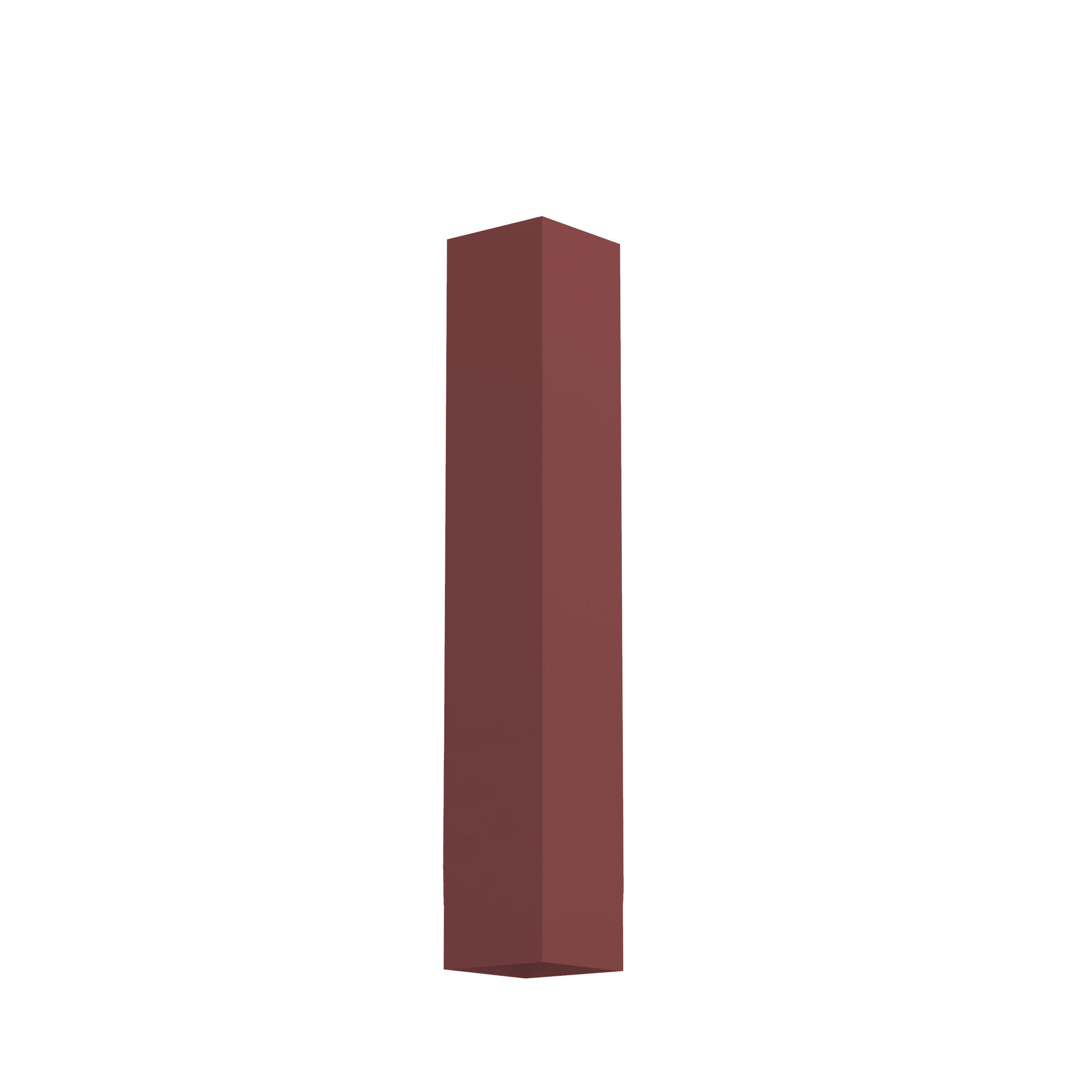 DECKENLEUCHTE - Rot, Metall (6/6/40cm) - Lumicom