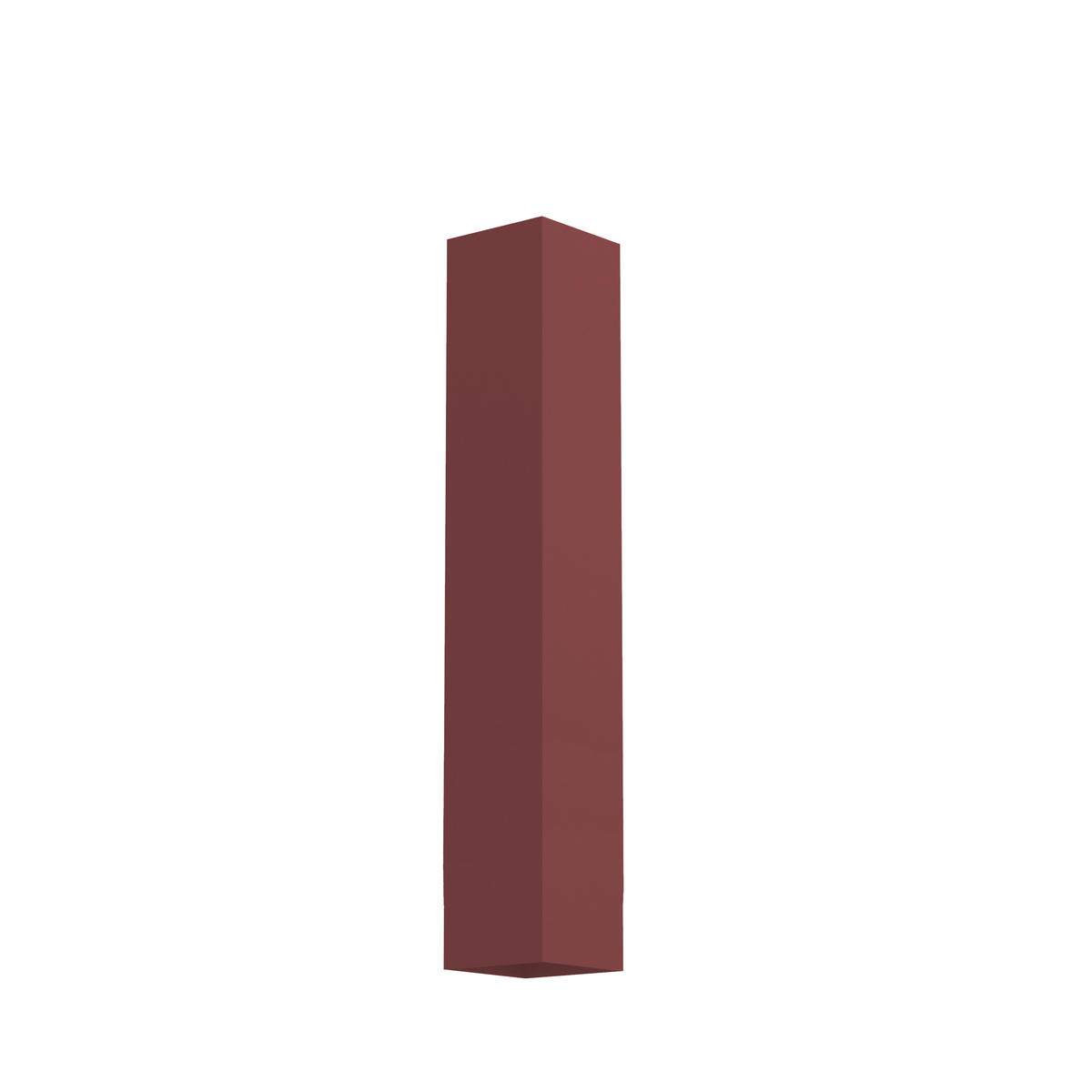 DECKENLEUCHTE - Rot, Metall (6/6/40cm) - Lumicom