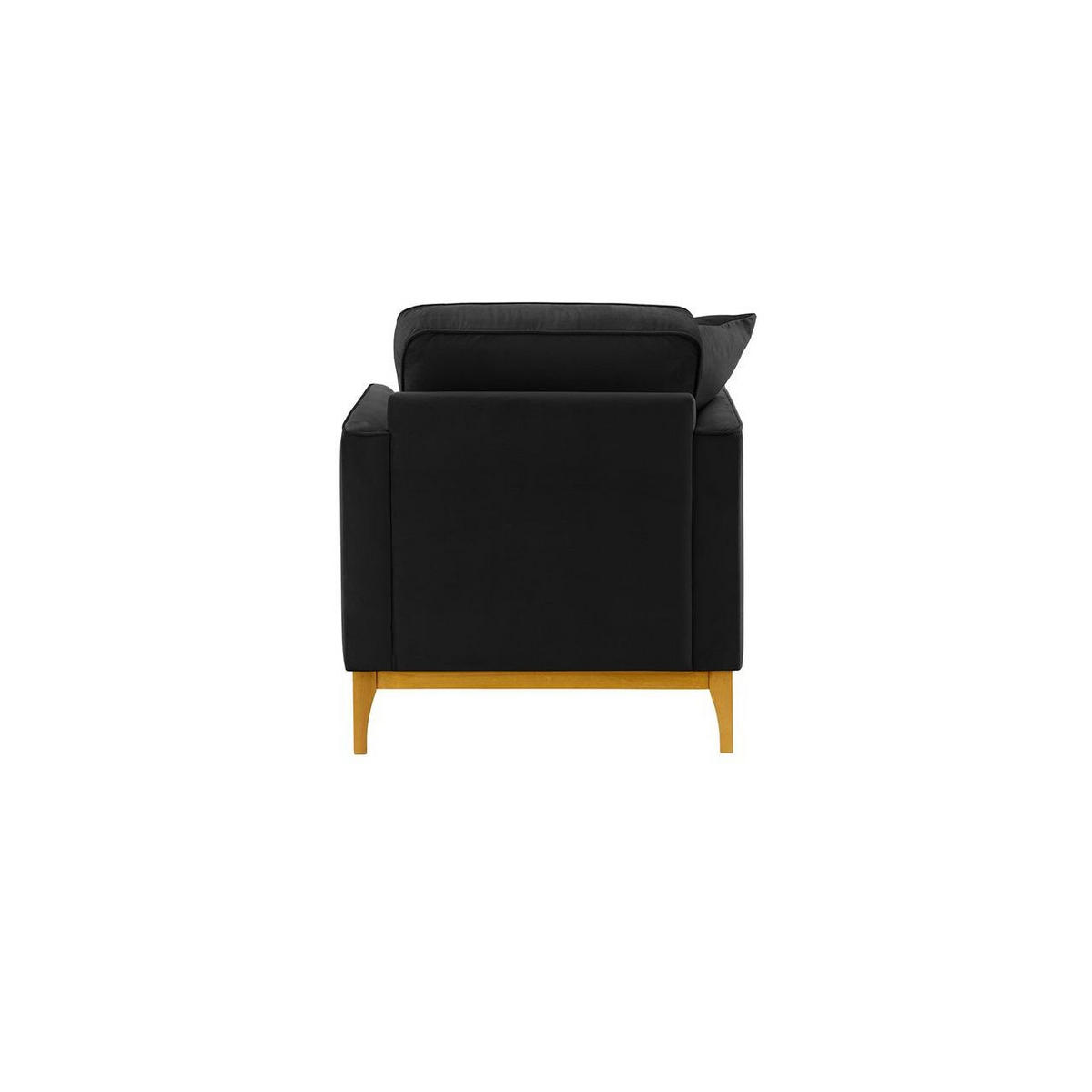 SESSEL Linara-Velluto 20 - Schwarz, Holz/Textil (81/91/95cm)