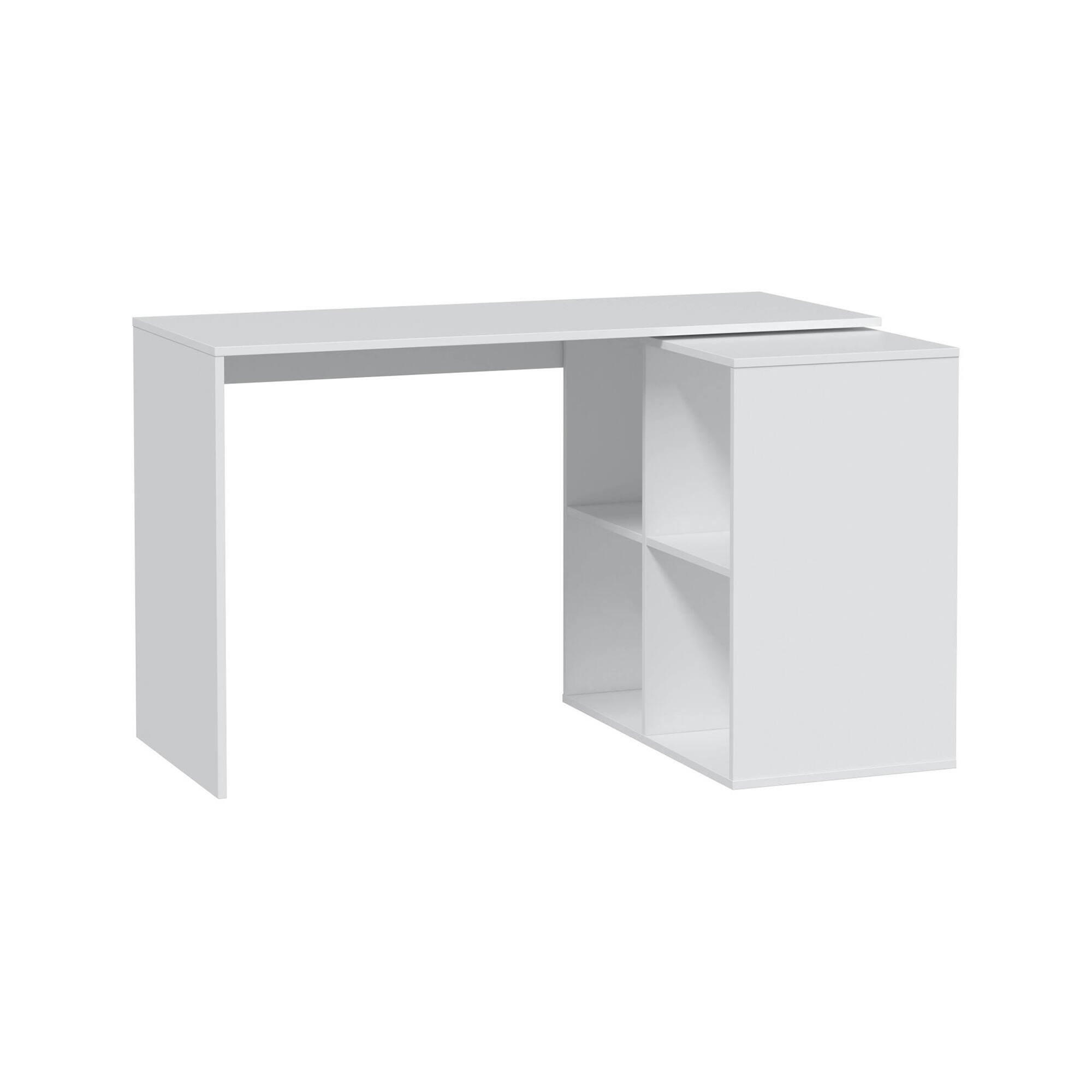 SCHREIBTISCH Weiß 49/152/74 cm - Weiß, Holzwerkstoff (49/152/74cm) - DMORA