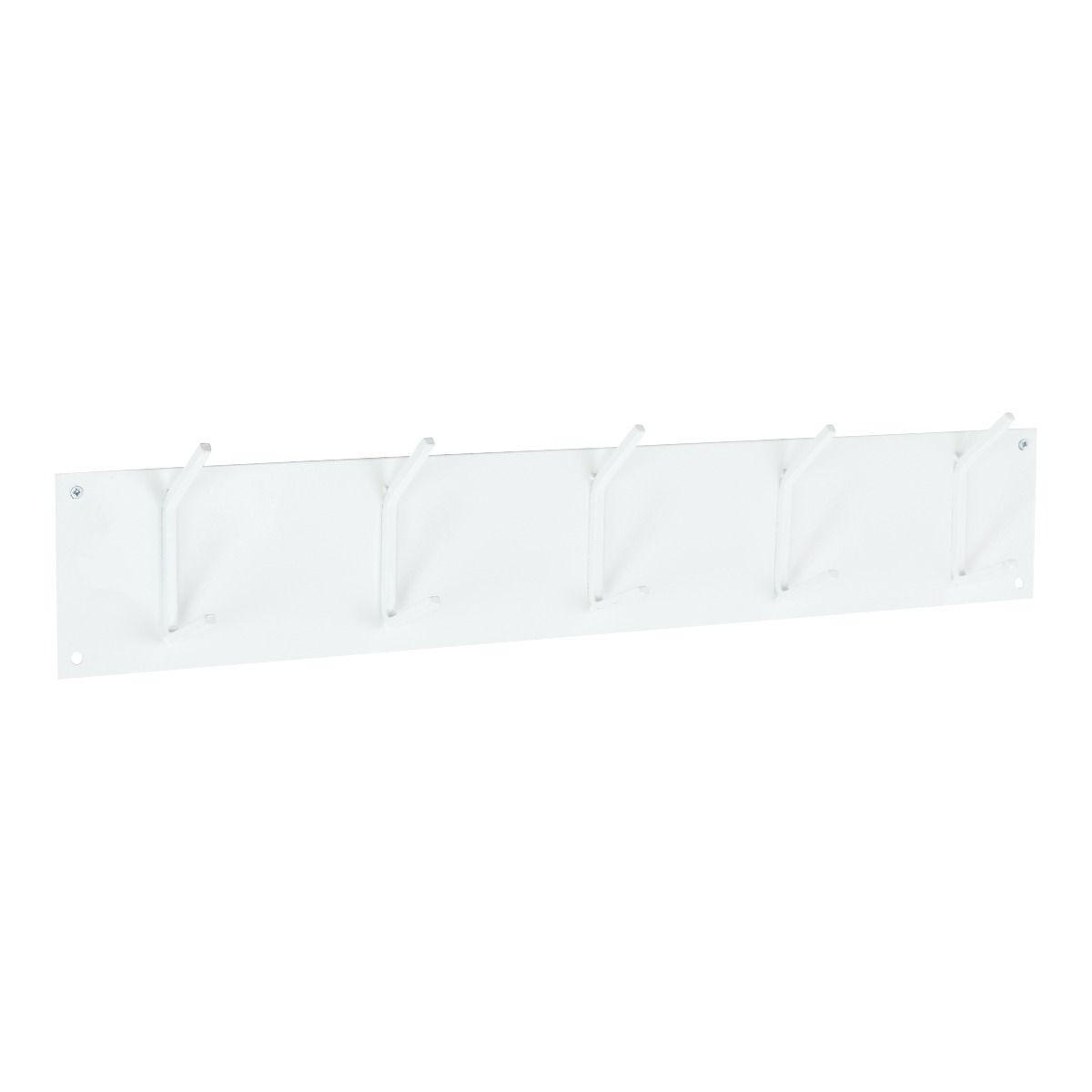 KLEIDERABLAGE Factory Weiß - Weiß, Metall (10/12/70cm) - LOFT42
