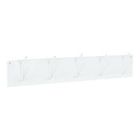 KLEIDERABLAGE Factory Weiß - Weiß, Metall (10/12/70cm) - LOFT42