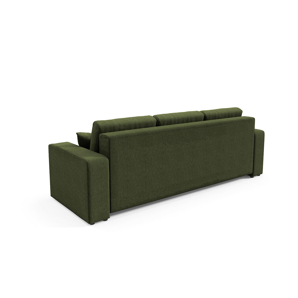 SOFA Vasco 3 Sitzplätze Grün - Grün, Holz (244/86/92cm) - Petits-meubles