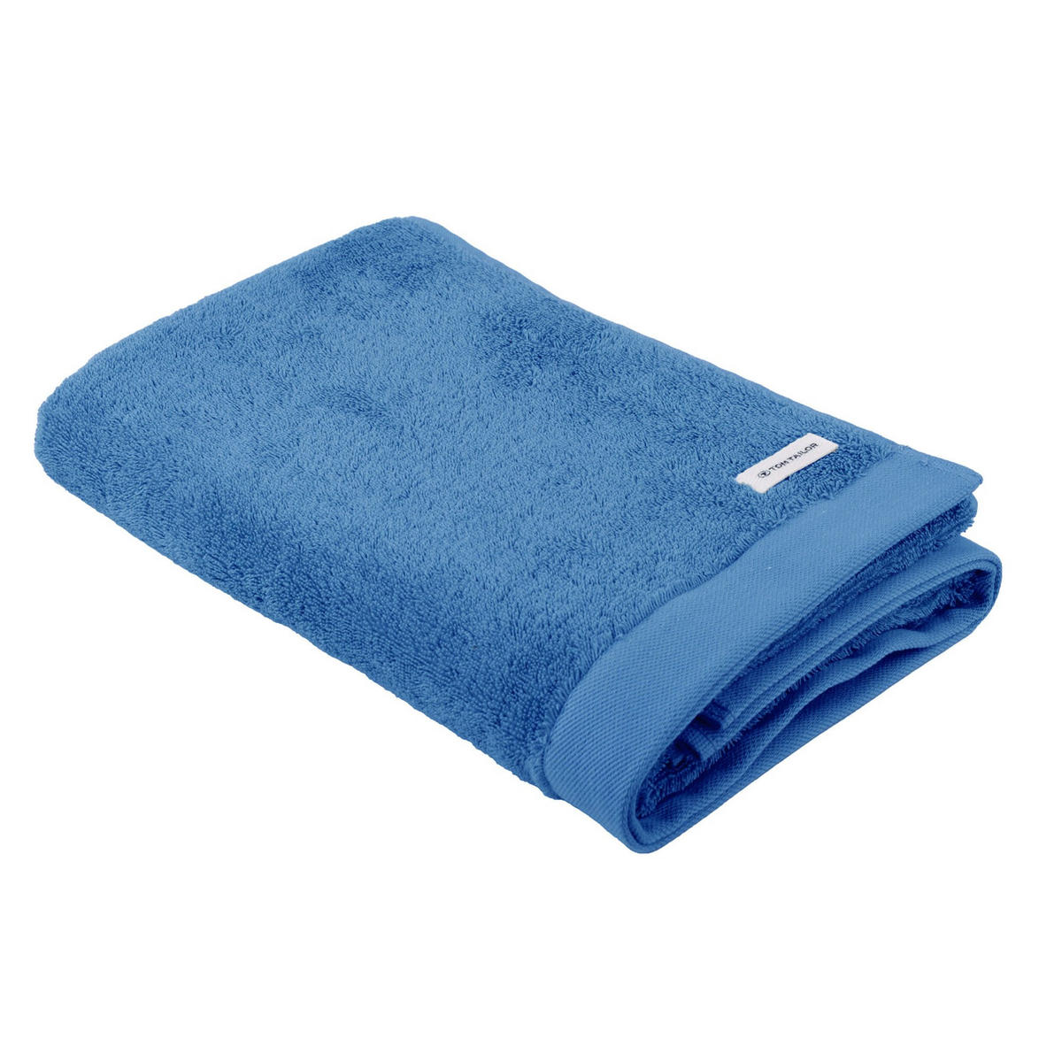 HANDTUCH-SET Color Bath, 12-tlg. Blau 100% Baumwolle - Blau, Naturmaterialien (60/120cm) - Tom Tailor