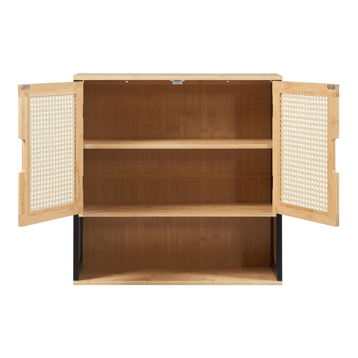 HÄNGESCHRANK Tervola - Naturfarben, Holz (60/60/20cm) - [en.casa]