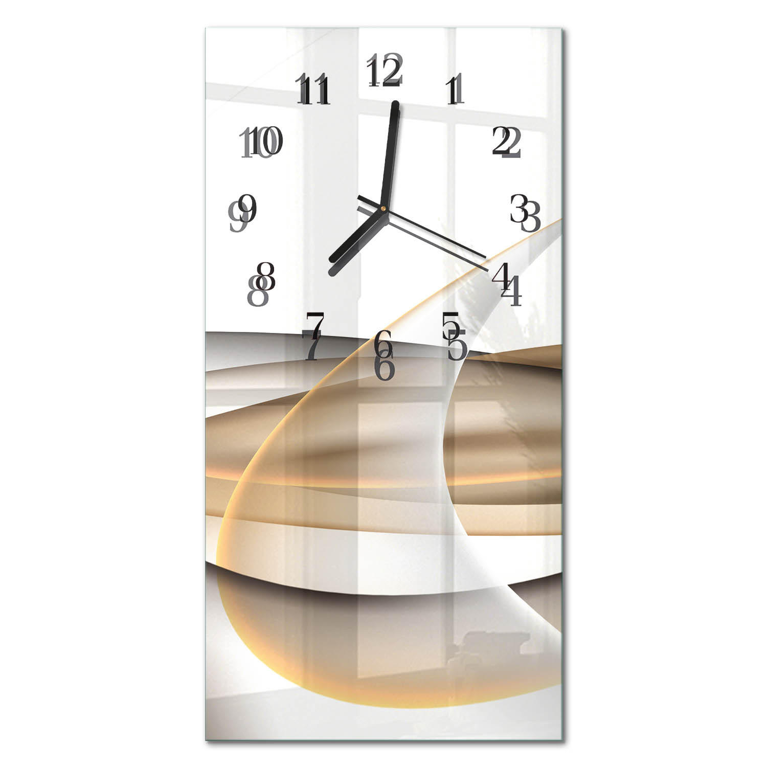 WANDUHR 60x30 cm - Sepia Kolosseum - Multicolor, Glas (30/60/0.4cm) - TULUP
