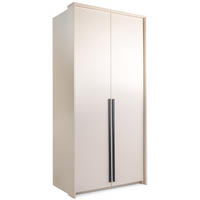 DREHTÜRENSCHRANK Giana mit 2 Türen, 105 cm, Beige Sand - Sandfarben/Beige, Holzwerkstoff (105/215/64.5cm) - Beautysofa