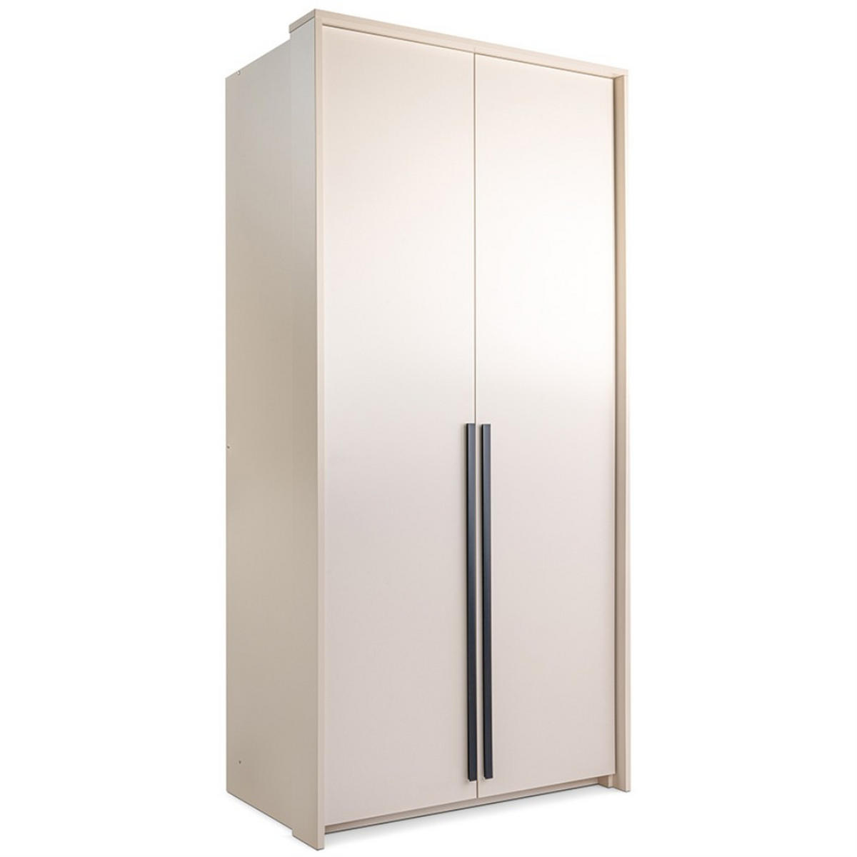DREHTÜRENSCHRANK Giana mit 2 Türen, 105 cm, Beige Sand - Sandfarben/Beige, Holzwerkstoff (105/215/64.5cm) - Beautysofa