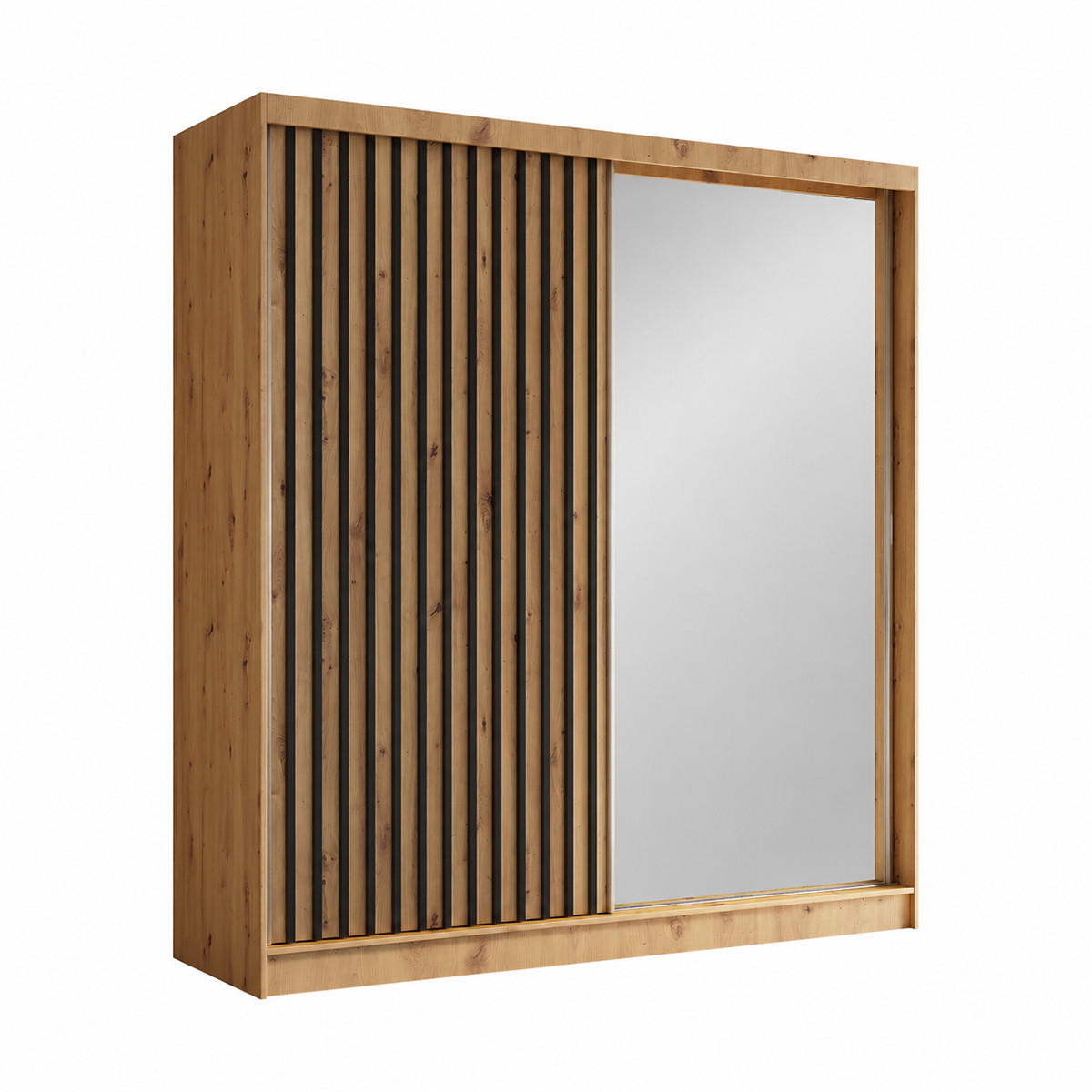 KS Home Concept Kleiderschrank Eiche Artisan 200x216x61 cm