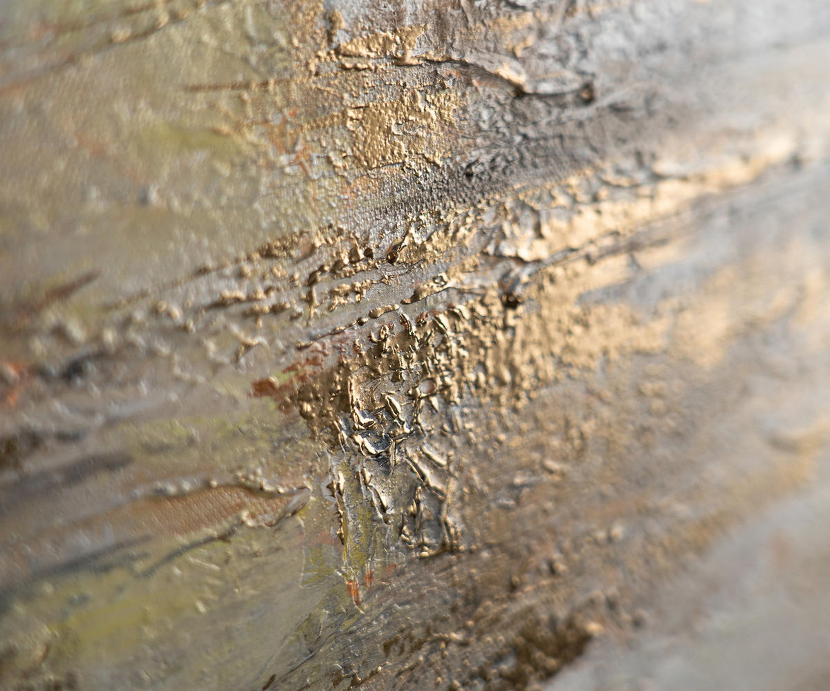 GEMÄLDE Meeresleuchten Schattenfugenrahmen Beige 140x100 cm - Beige, Holz (140/100cm) - YS-art gallery