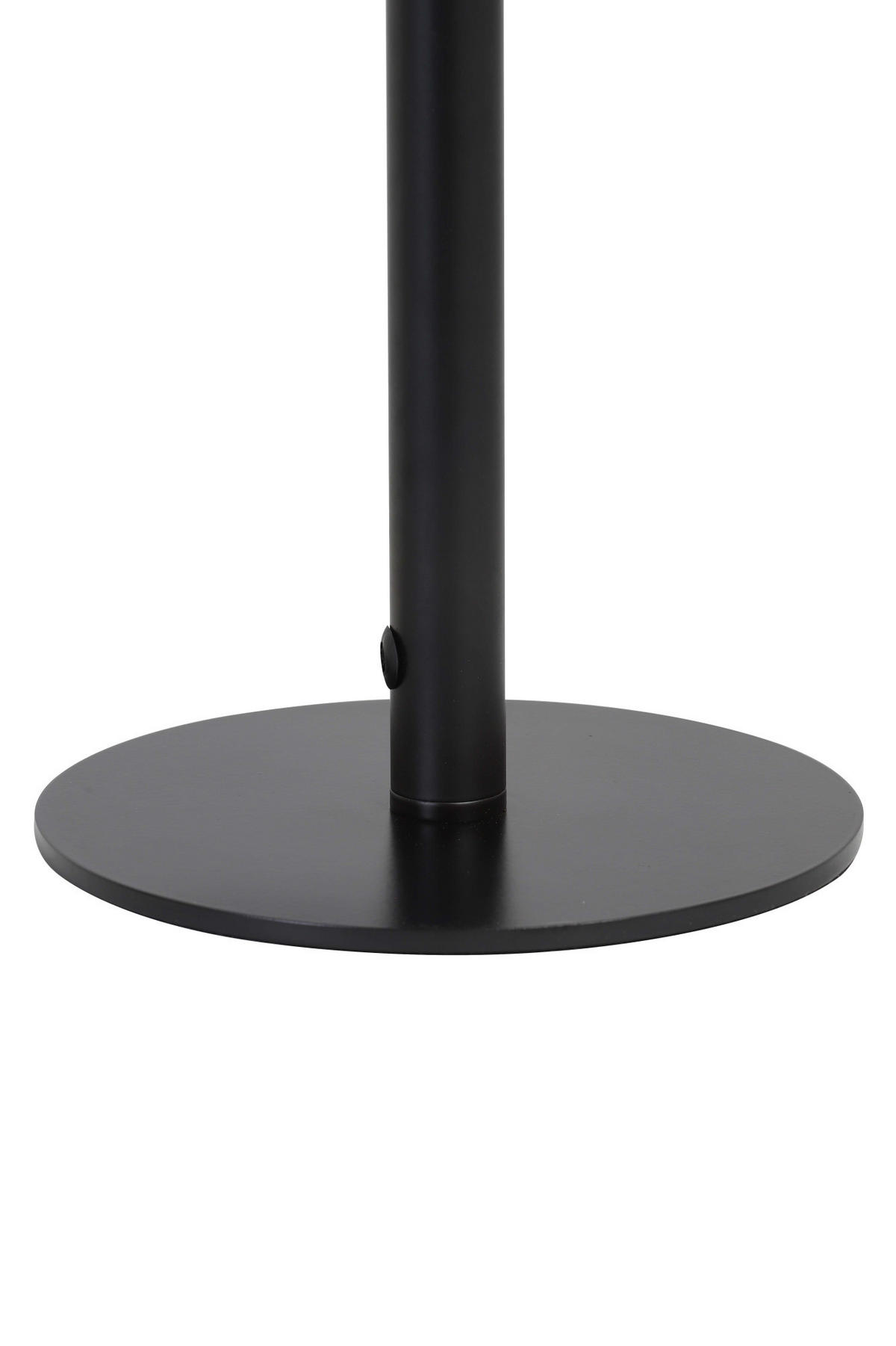 LAMPENFUSS Rodrigo Schwarz Ø18/37,5 cm - Schwarz, Metall (18/18/37.5cm) - Light & Living