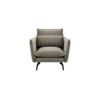 SESSEL Layla-Velluto 17 - Braun, Holz/Textil (105/95/98cm)