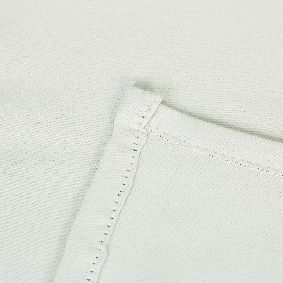 2XVORHANG - Grau, Textil/Metall (135/245/0.4cm) - Relaxdays