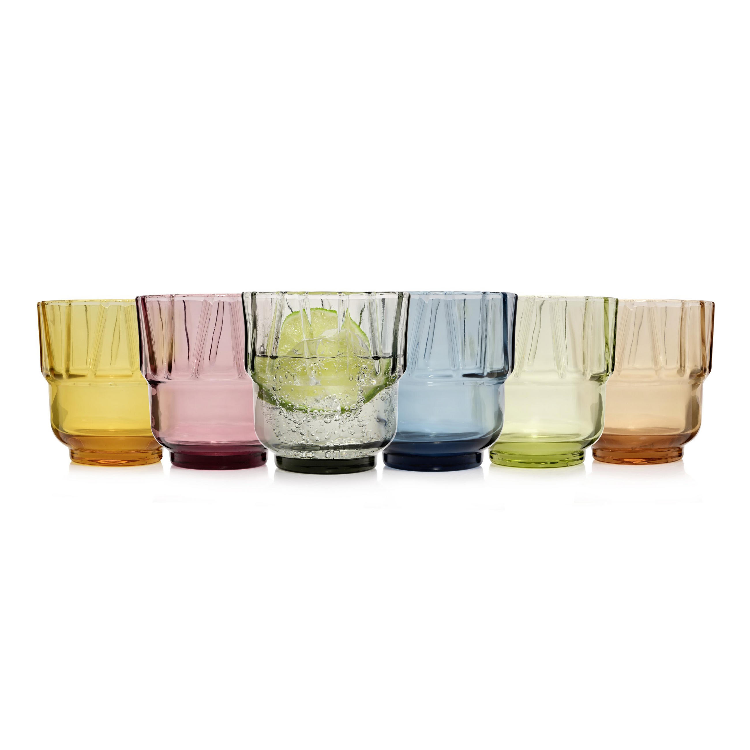 TRINKGLÄSER SET CASABLANCA - 6 teilig - Multicolor, Glas - Sänger