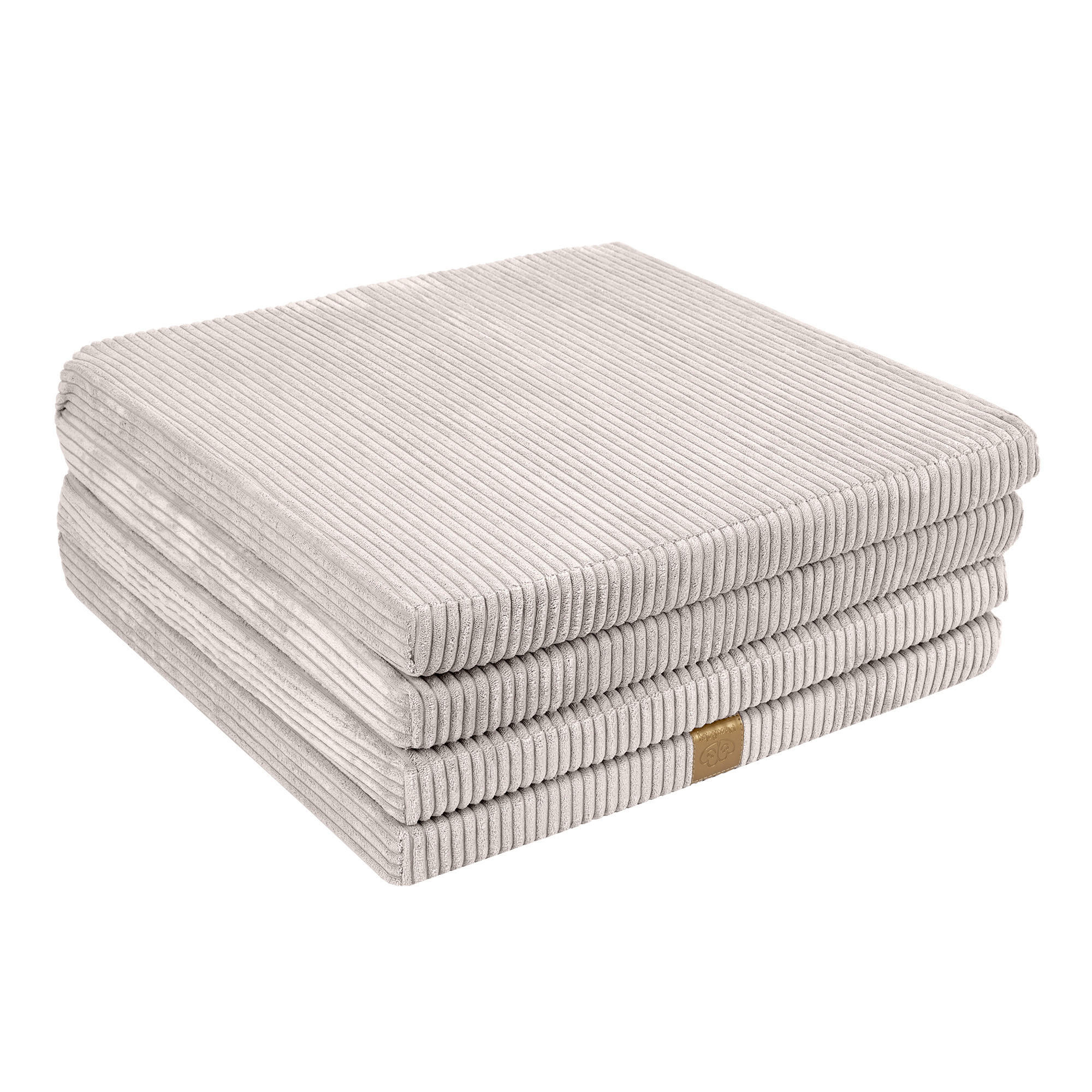 SPIELMATTE für Kinder, Quadratische, Aesthetic, Ecru - Ecru, Textil (120/120cm) - MeowBaby