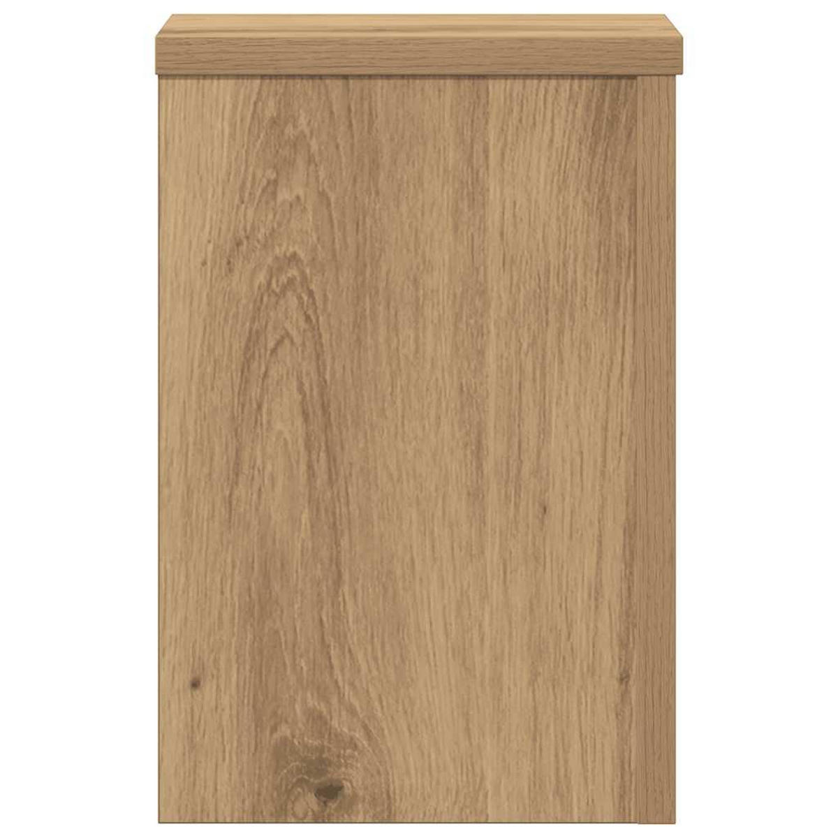 PFLANZENSTÄNDER 2er Set Artisan-Eiche 20/20/30 Cm Holzwerkstoff - Braun, Holzwerkstoff (20/30/20cm) - vidaXL