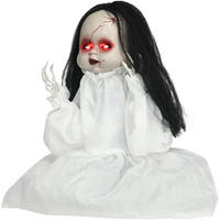 HALLOWEEN-DEKORATION Weiß 60.0/15.0/60.0cm - Weiß, Textil (15/60/60cm)