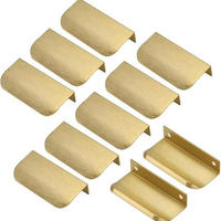 MÖBELGRIFF Gold 10er-Set 64 mm - Goldfarben, Metall (4.2/4.2/0.8cm)
