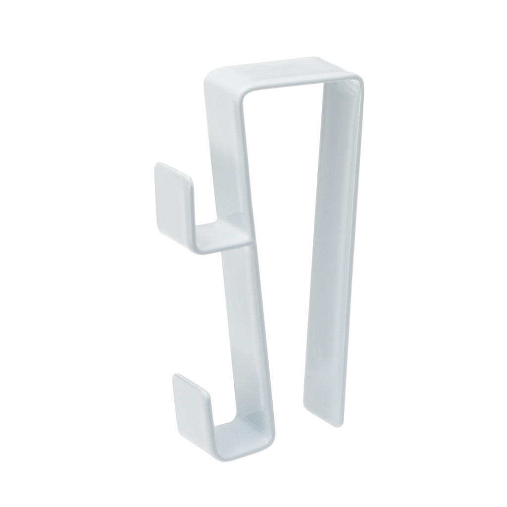 HANDTUCHHAKEN 2782 Weiß Metall lackiert 7,2 x 1,5 x 3,8 cm - Weiß, Metall (1.5/7.2/3.8cm) - Yamazaki