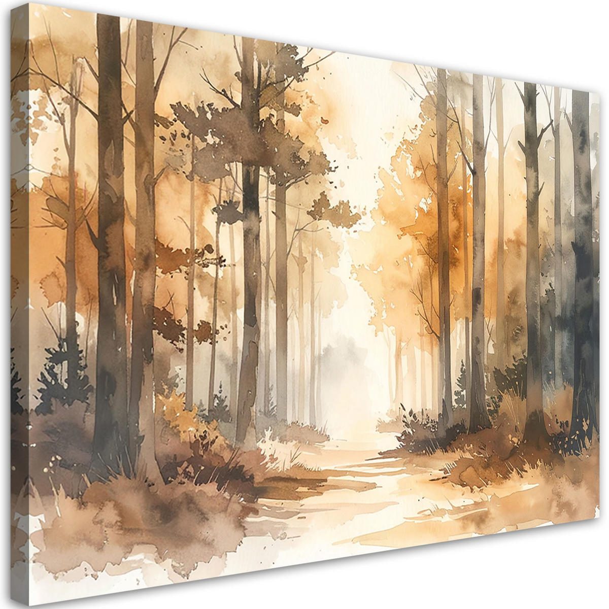 LEINWANDBILD Natur und Botanik 100x70cm - Beige, Textil (100/70cm) - Feeby