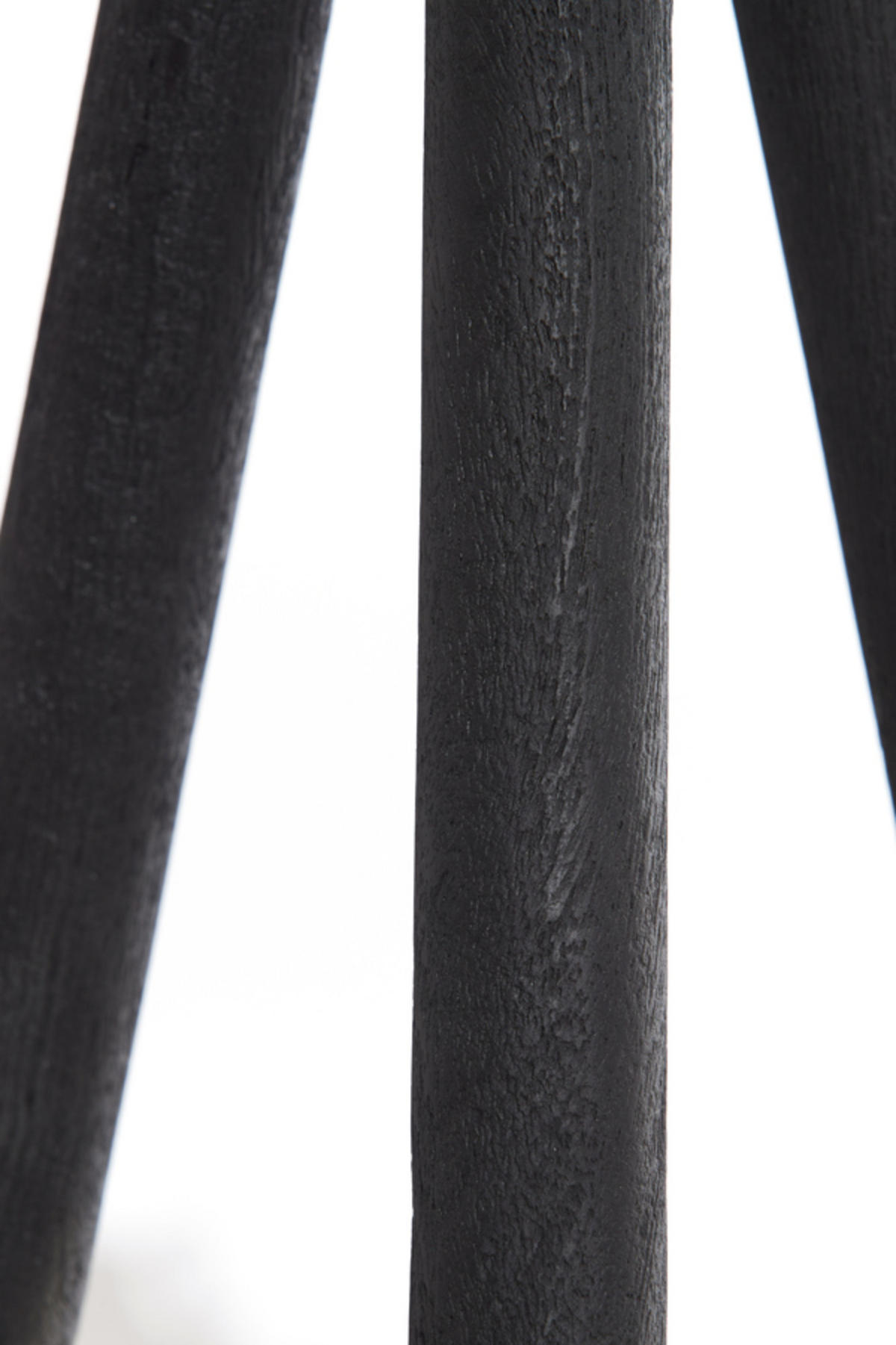 STEHLEUCHTE Ilias Schwarz Ø52/122 cm - Schwarz, Holz (52/52/122cm) - Light & Living