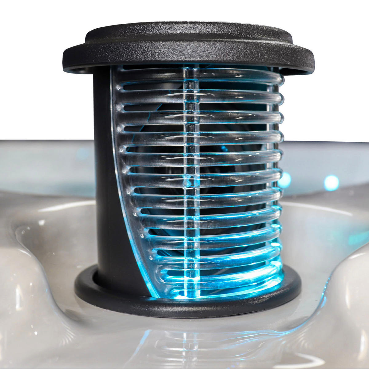 WHIRLPOOL Vancouver UV Whirlpool - Weiß Hochglanz/Weiß, Kunststoff (227/87/227cm) - Canadian Spa Company