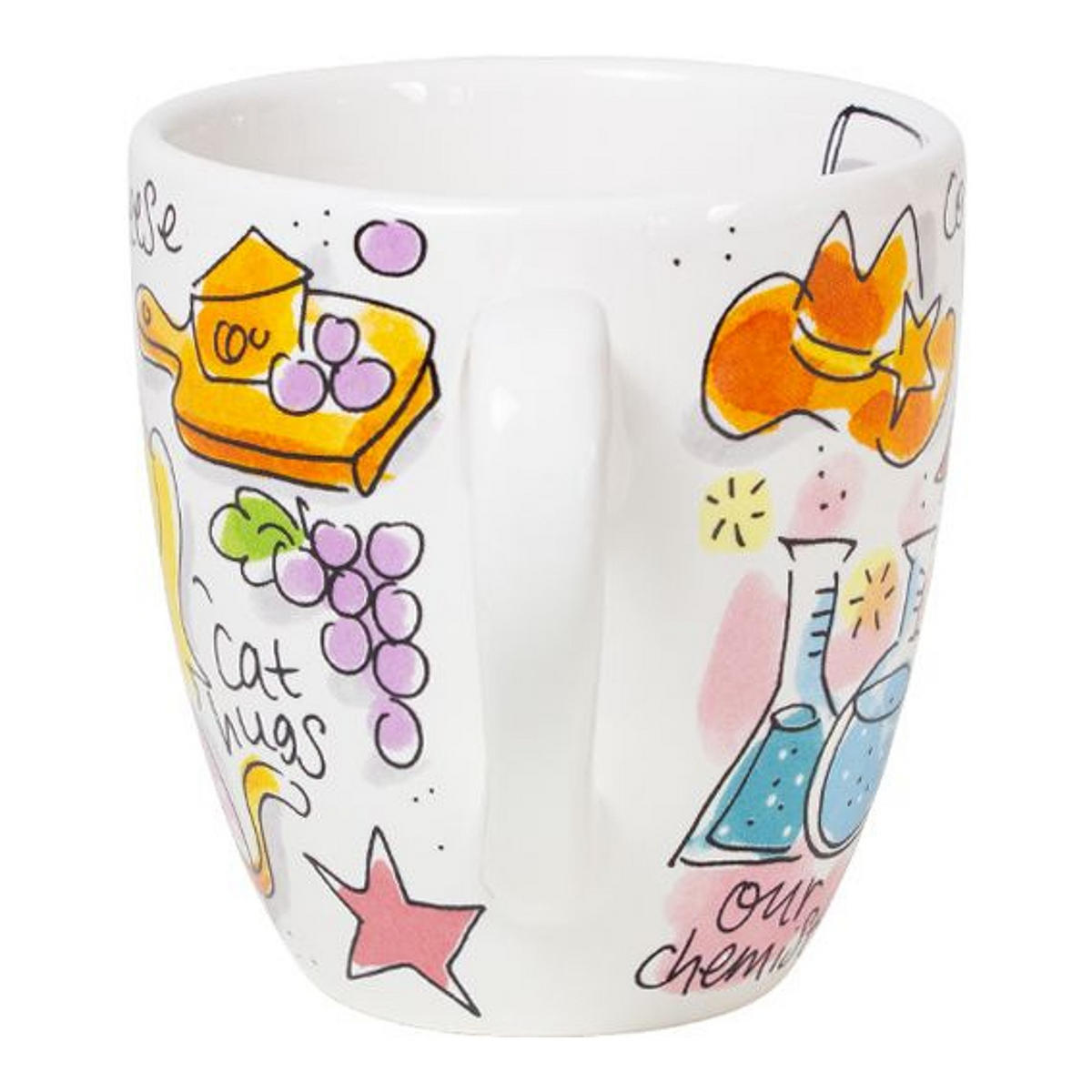 MINI-BECHER Fröhliche Kunst in Bunt - 200 ml - Multicolor, Keramik (0.2L) - Blond Amsterdam