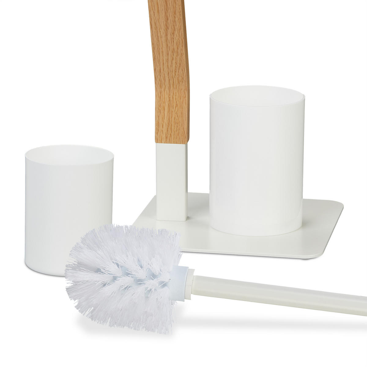 WC-GARNITUR - Multicolor, Holzwerkstoff/Kunststoff (20/76/20cm) - Relaxdays