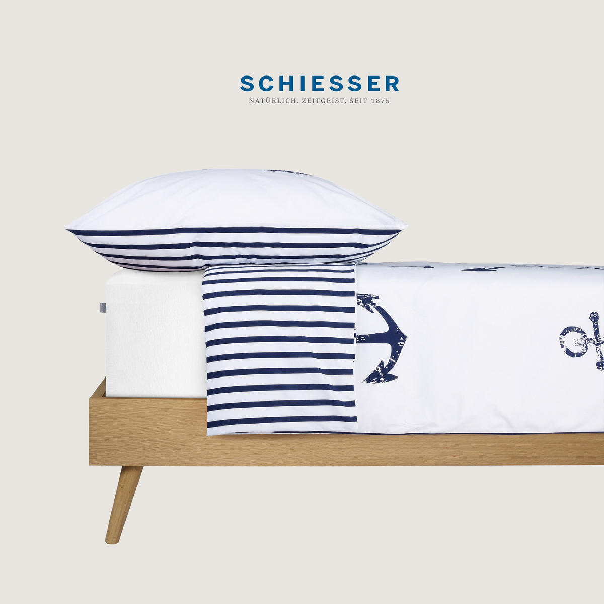 SPANNBETTLAKEN Jessi - Edeljersey - 100 x 200 cm - Weiß - Weiß, Textil (100/200cm) - SCHIESSER