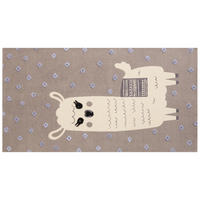 KURZFLOR-KINDERTEPPICH Lubuk 150/80 cm - Braun, Textil (80/150cm) - Beliani