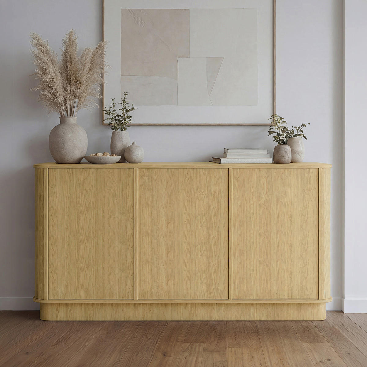 SIDEBOARD Halina Holz - Braun, Holzwerkstoff (154/81.7/40cm) - Petits-meubles