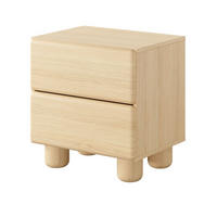 NACHTTISCH 50 cm Bloom, 2 Schubladen, Holz, Eiche Vicenza - Eichefarben, Holz (50/52/38cm) - Emporius