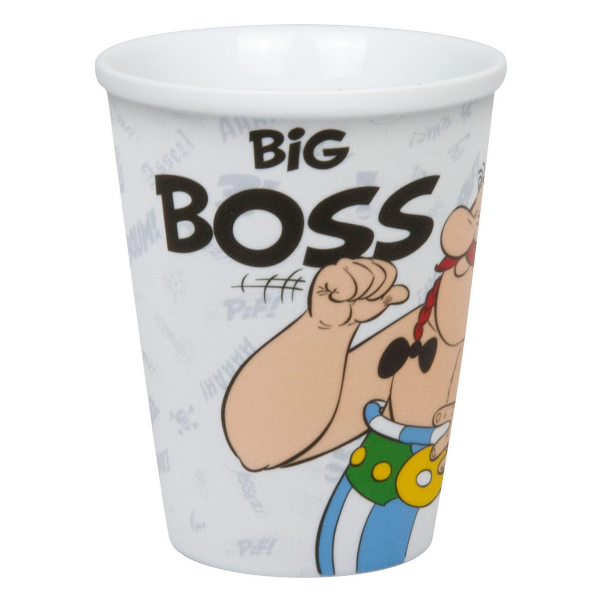 KAFFEEBECHER to go Mug Asterix - Characters Big Boss - Naturfarben, Keramik (0.38L) - Könitz