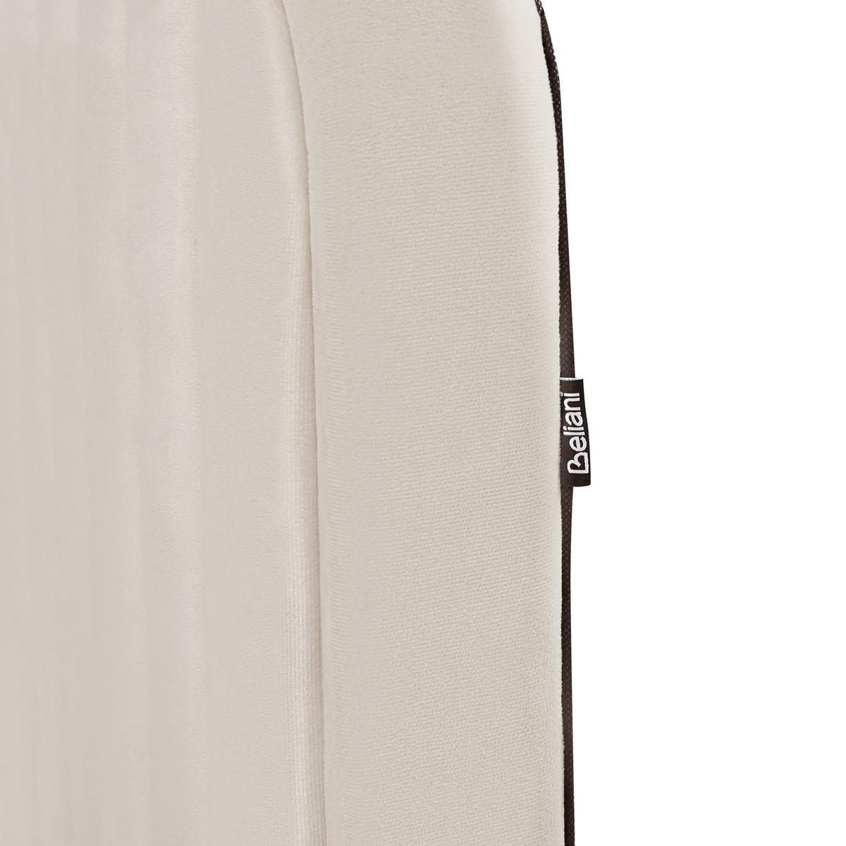 BETT mit Lattenrost 180/200 cm Beige Brin - Beige/Schwarz, Textil (180/200cm) - Beliani