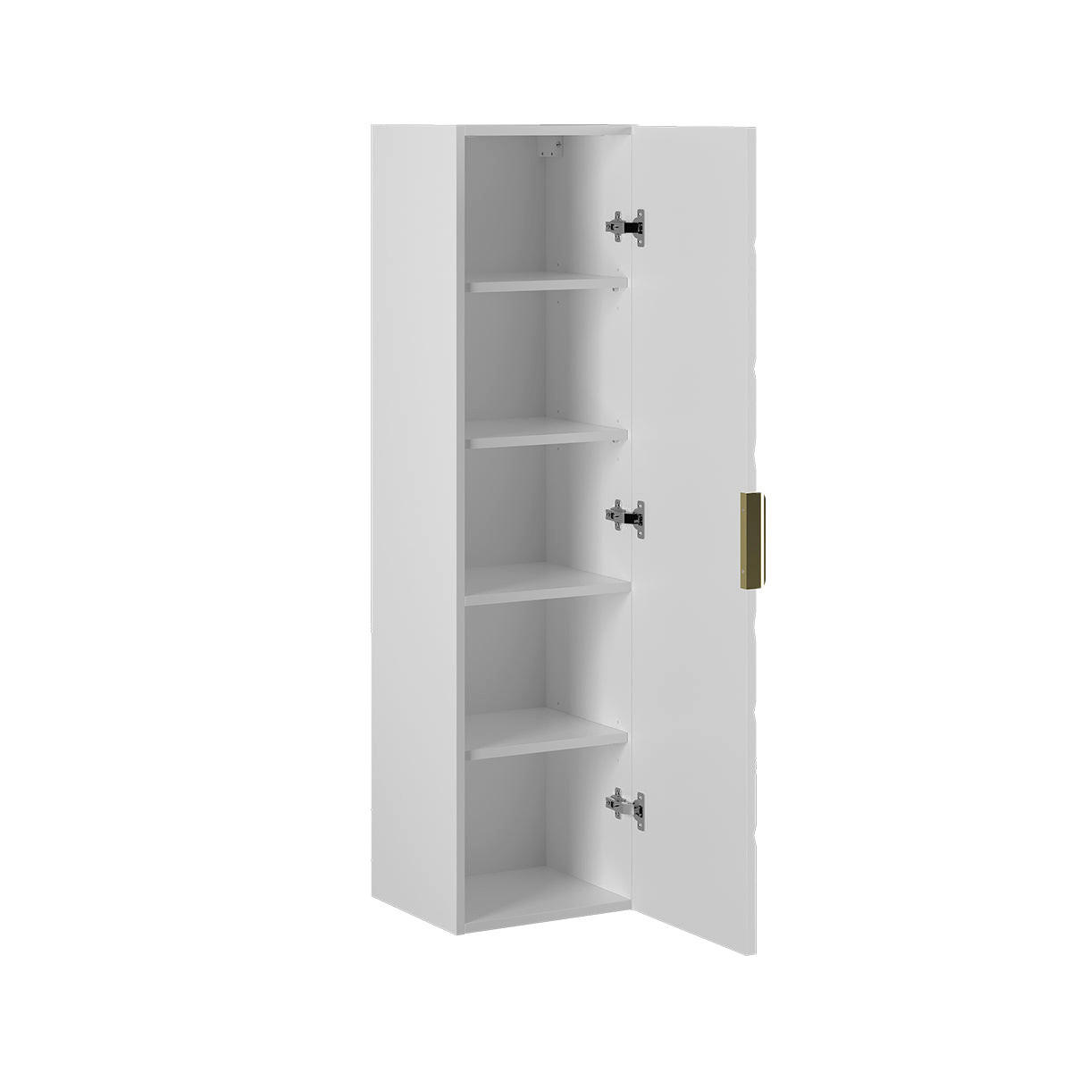 BADMÖBEL 140.6cm Aurora 2er-Set Weiß - Weiß, Holzwerkstoff (140.6/52.2/46.5cm) - Petits-meubles