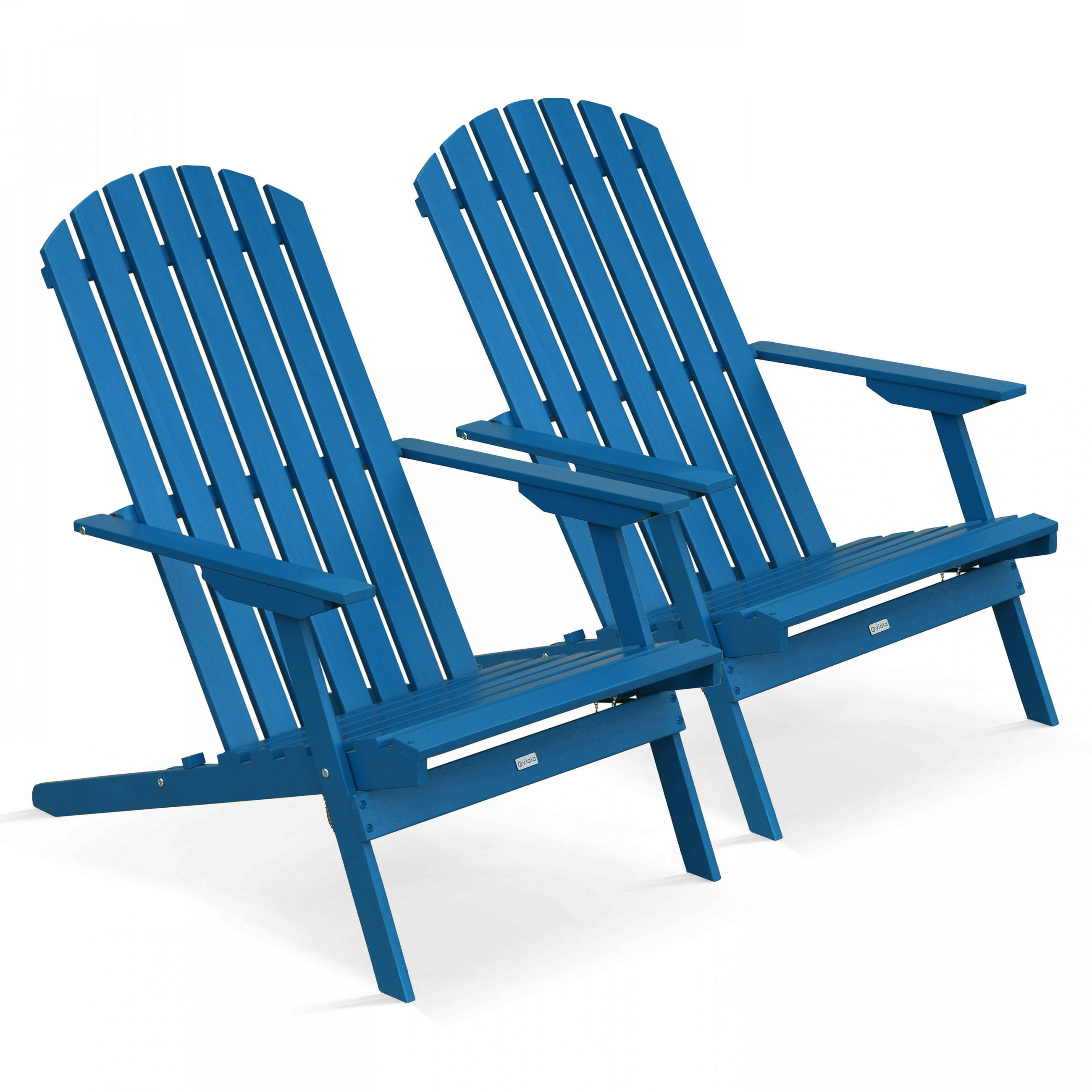 Oviala Klappsessel Blau 84x95x59 cm