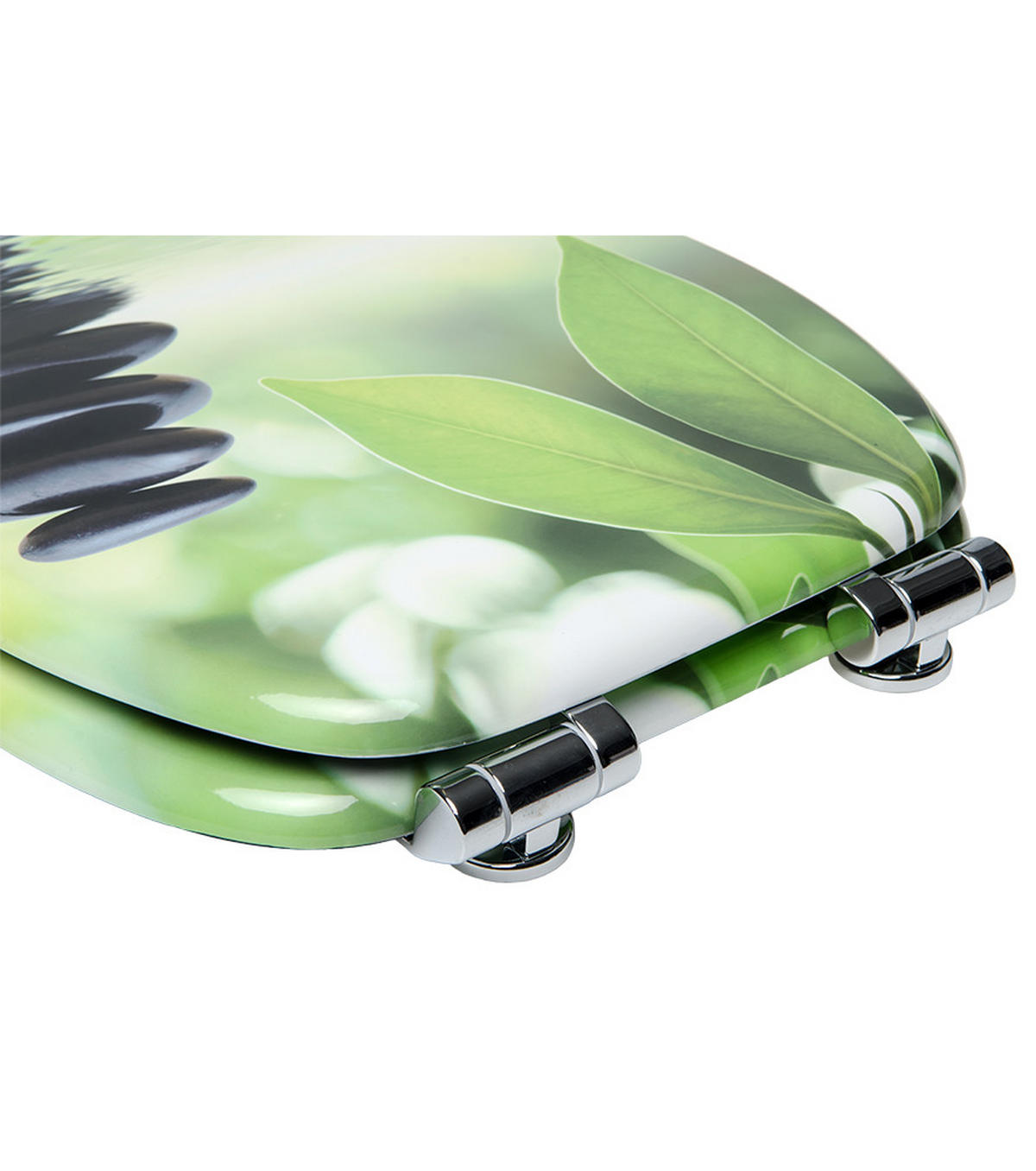 WC-SITZ Harmony - Grün, Holzwerkstoff (38/6/47cm) - Sanilo