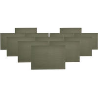 PLATZMATTEN Mistral Olivgrün 43 x 30 cm 12er Set - Olivgrün, Kunststoff (43/30/0.2cm) - Ritzenhoff Breker