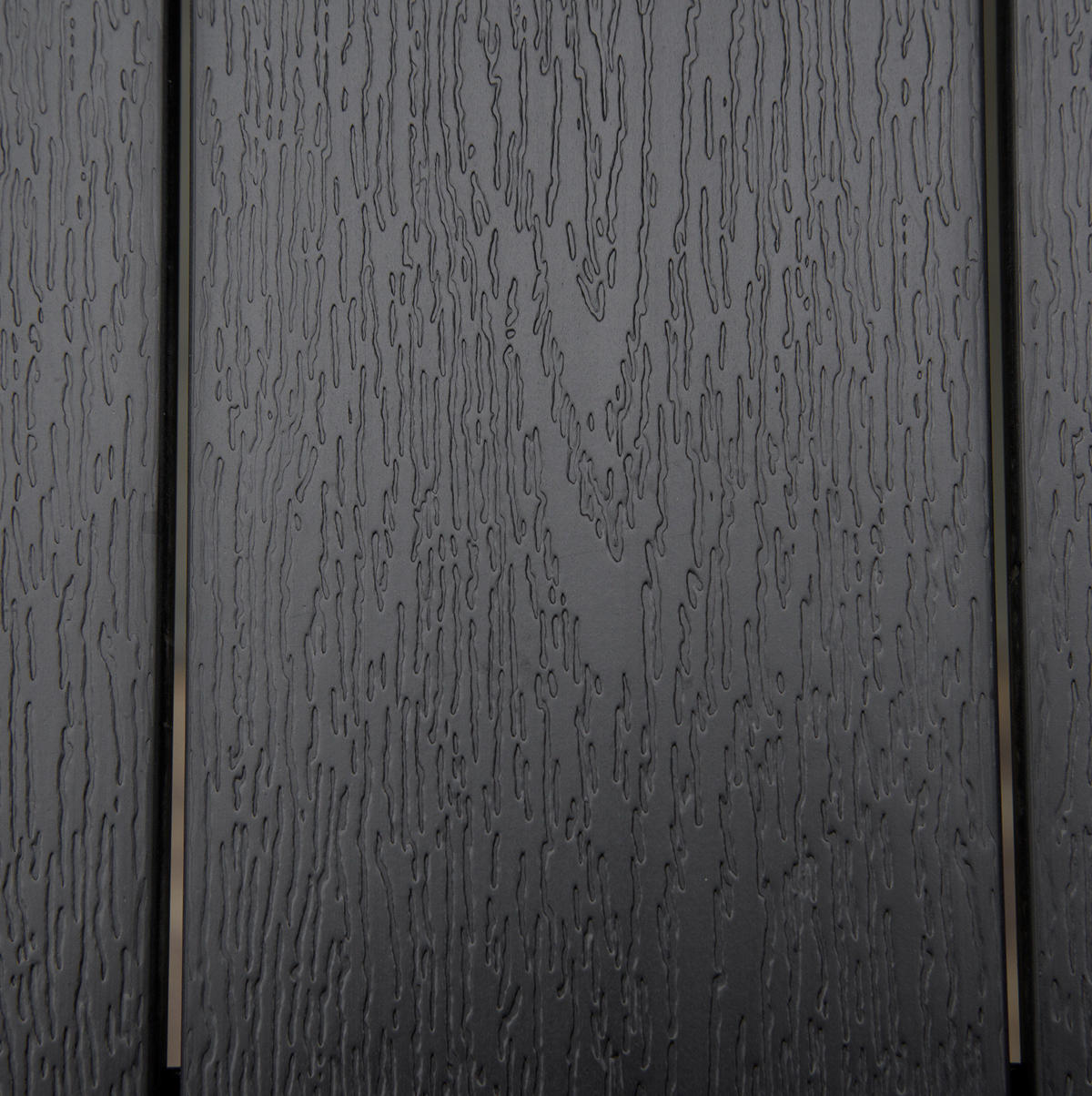 GARTENTISCH aus Aluminium 140x90x74 cm Schwarz mit Tischplatte in Holzoptik und verstellbaren Fußpolstern - Schwarz, Metall (140/90/74cm) - Modfu