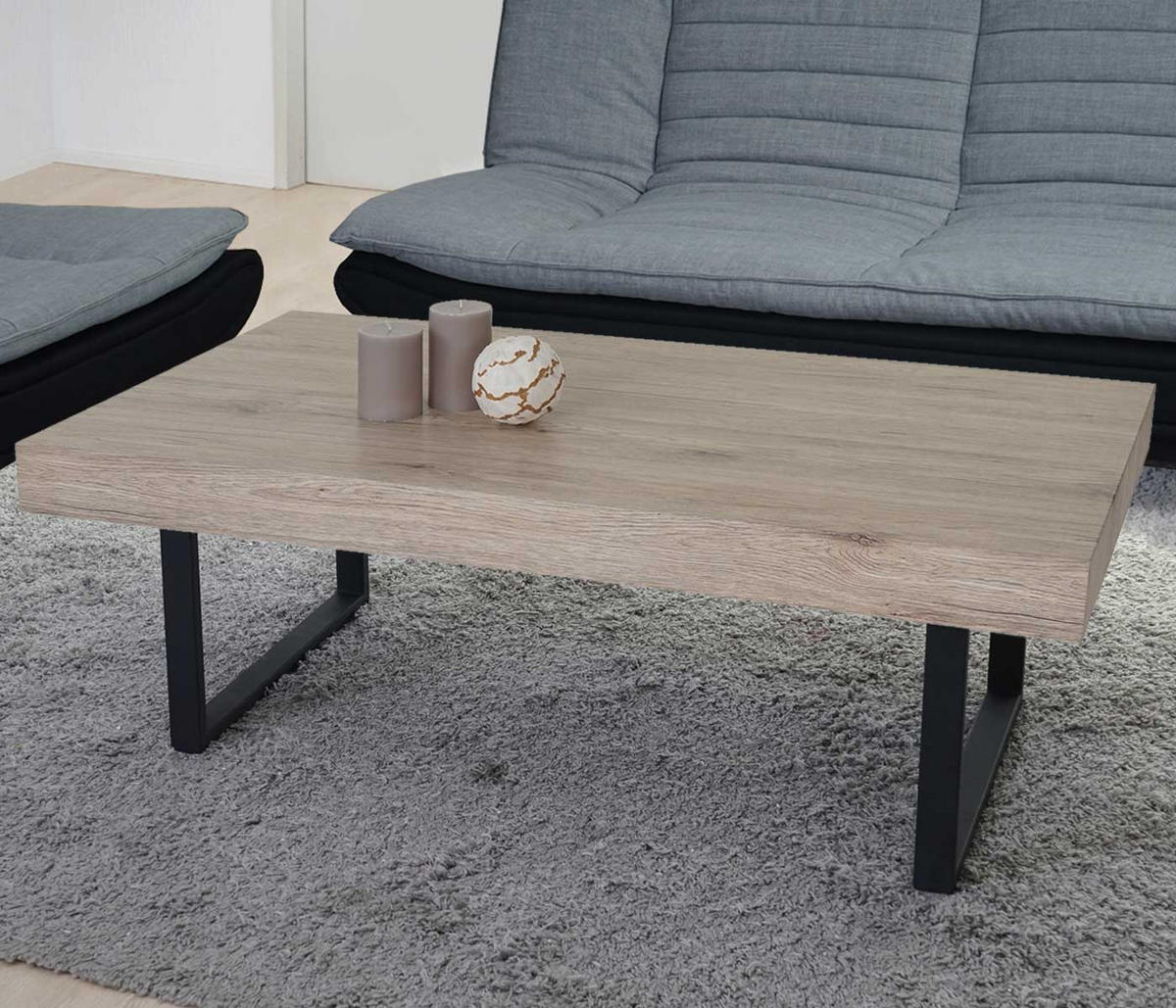 COUCHTISCH rechteck Braun - Braun, Holz (60/110/40cm) - MCW
