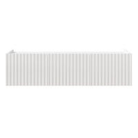 TV-LOWBOARD hängend, Weiß Hochglanz, 144 cm - Weiß, Holzwerkstoff (144/49/38.3cm) - Selsey