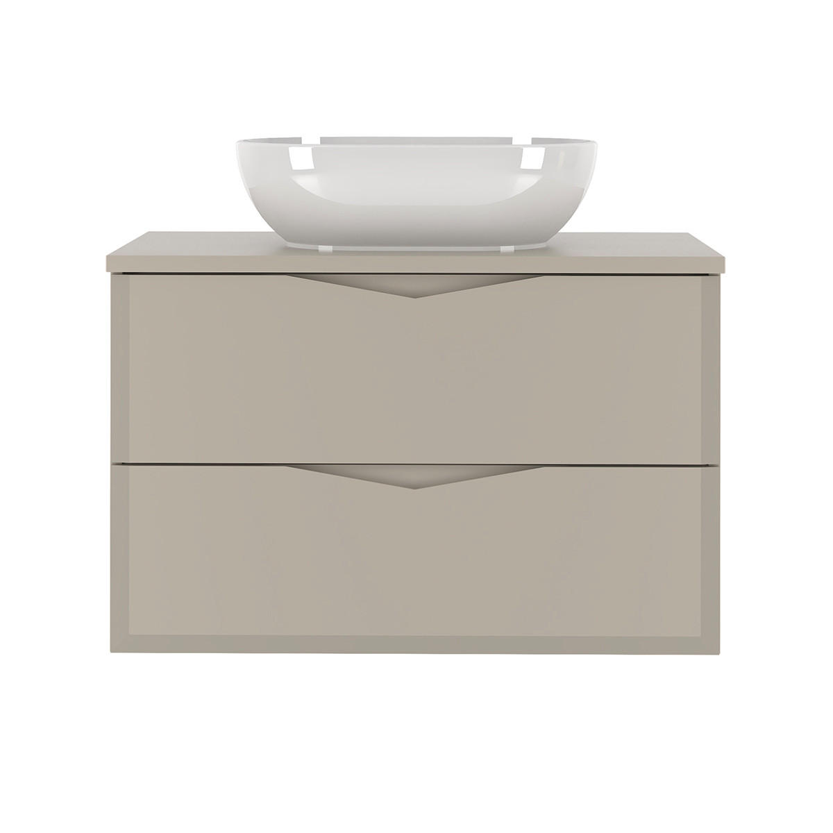 WASCHTISCH 80.6cm Ellie Kaschmir - Beige, Holzwerkstoff (80.6/52.2/46.5cm) - Petits-meubles