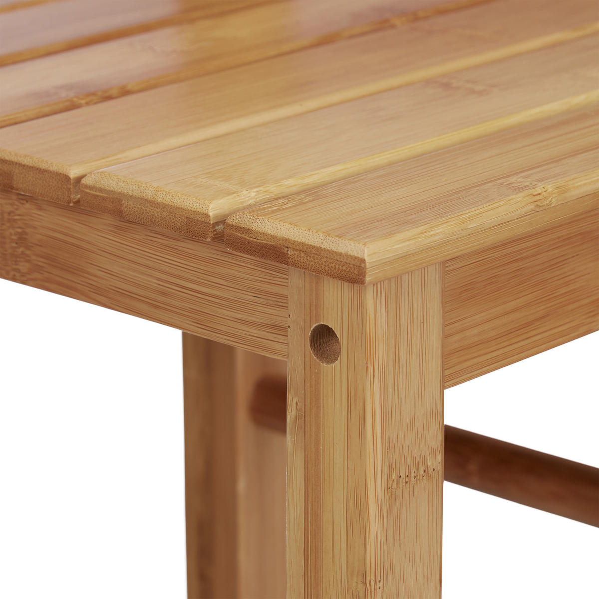 DEKO-STUHL - Hellbraun, Holz (27/57/29cm) - Relaxdays
