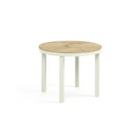 ESSTISCH BERNARDIN - Kaschmir/Beige, Holzwerkstoff/Metall (100/100/76cm) - Meblini