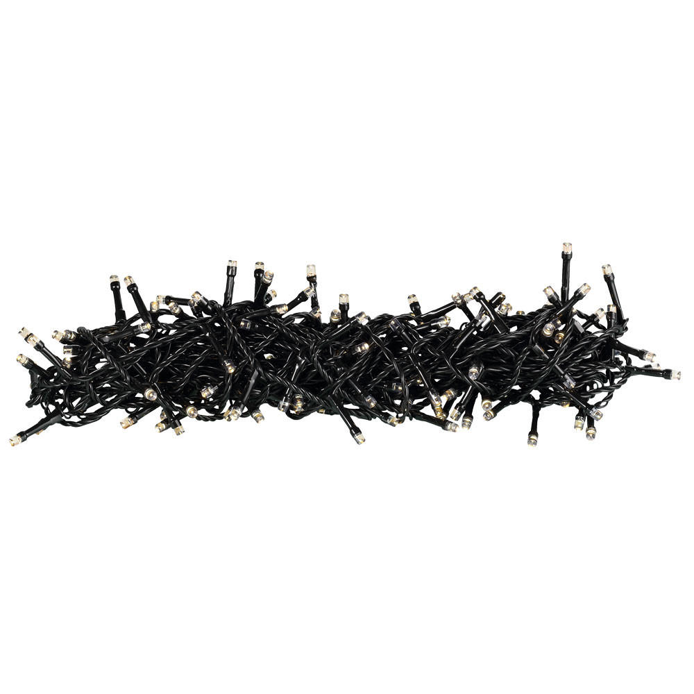 LED DEKOLEUCHTE Lichterkette Schwarz RGB Farbwechsler - Schwarz, Kunststoff (830/830/830cm)