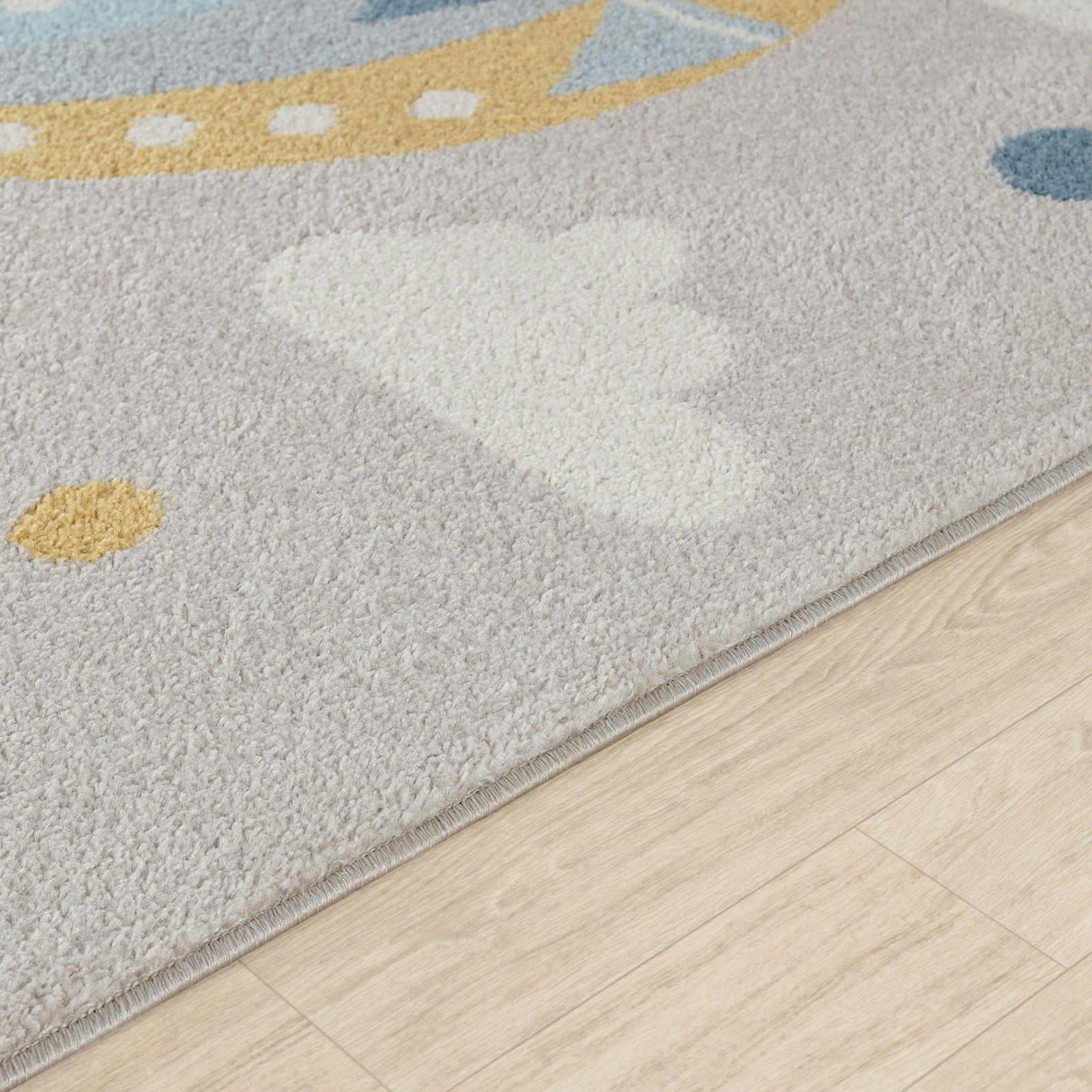 Thumbnail - Livabliss Kinderteppich, Mehrfarbig, Grau, Textil, Grafikmuster, Rechteckig, 120x170 cm, Oeko-Tex® Standard 100, in vers...