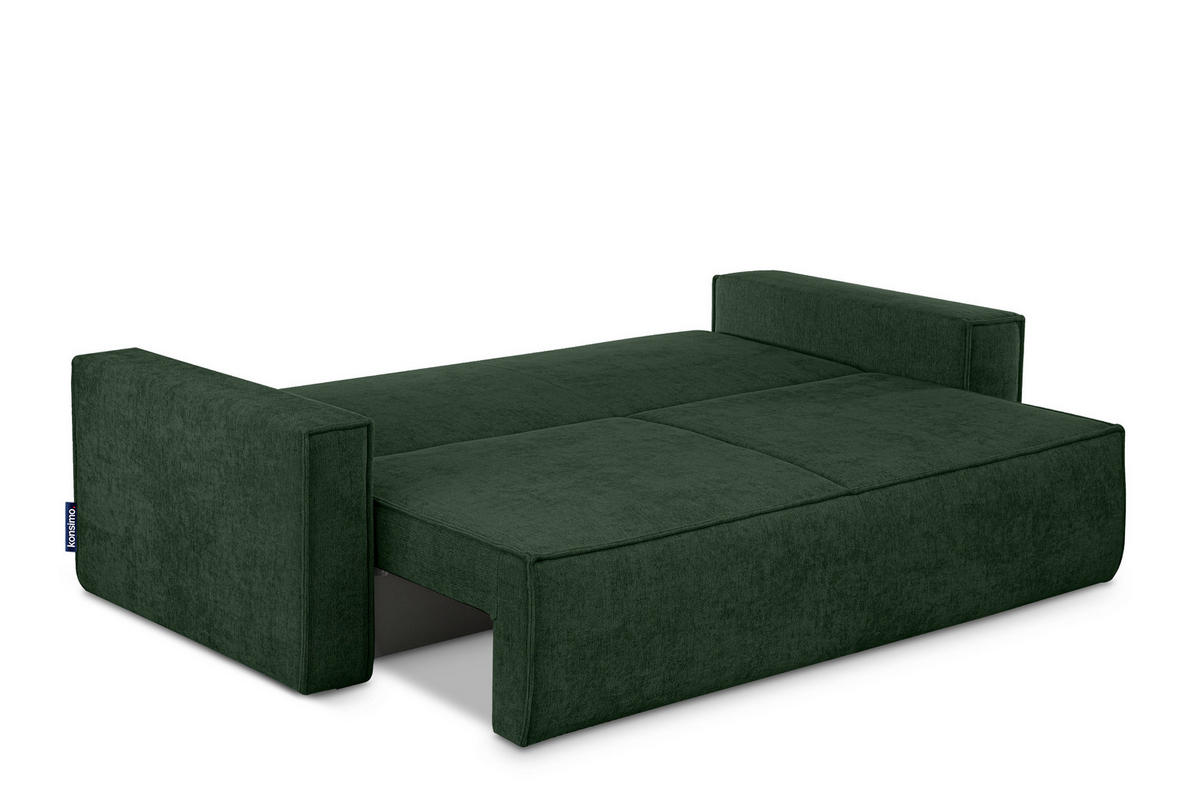 3-SITZER-SOFA NAPI II mit Schlaffunktion, grün - Grün, Textil (228/89/101cm) - KONSIMO®